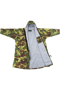 2023 Dryrobe Advance Long Sleeve Change Robe V3 DR104V3 - Camouflage / Grey